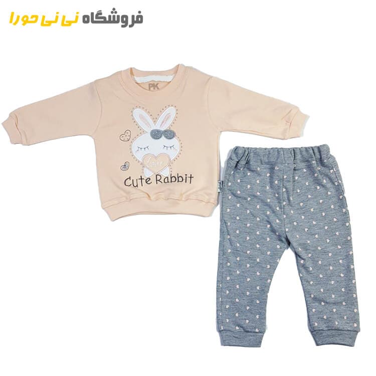 بلوز و شلوار دخترانه پنبه