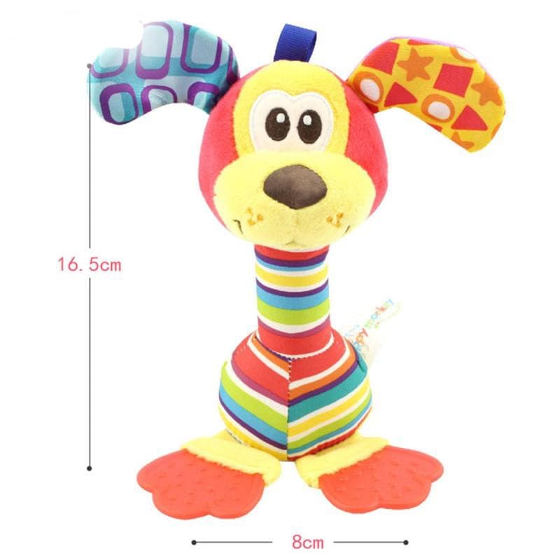 جغجغه سوسیسی عروسک پاپی puppy هپی مانکی Happy Monkey — تصویر ۳
