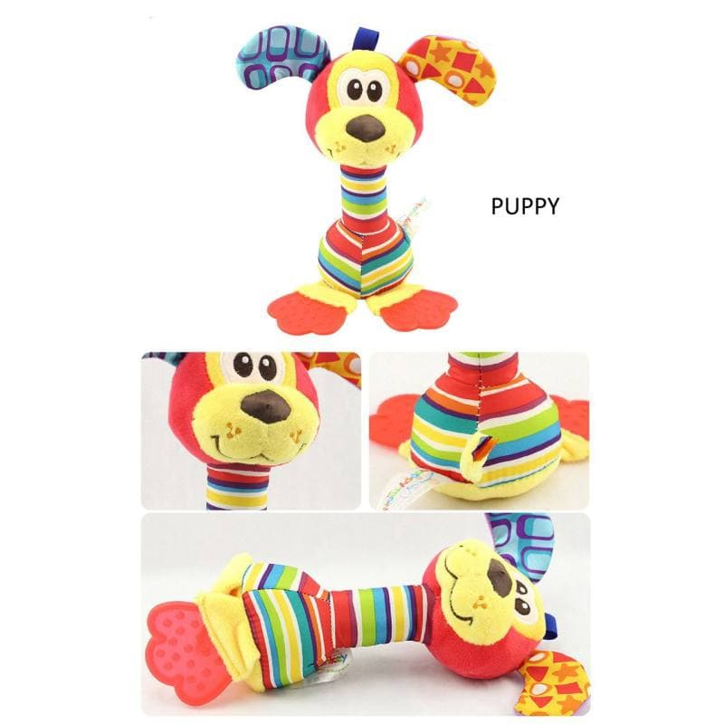 جغجغه سوسیسی عروسک پاپی puppy هپی مانکی Happy Monkey — تصویر ۴