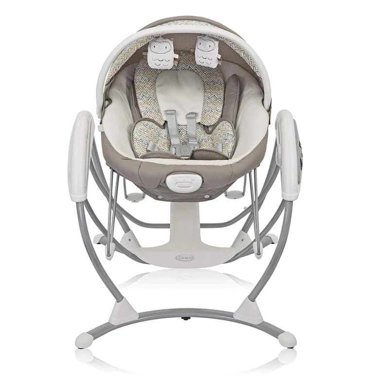 تاب برقی نوزاد گراکو مدل swing glider elite chevron new — تصویر ۲