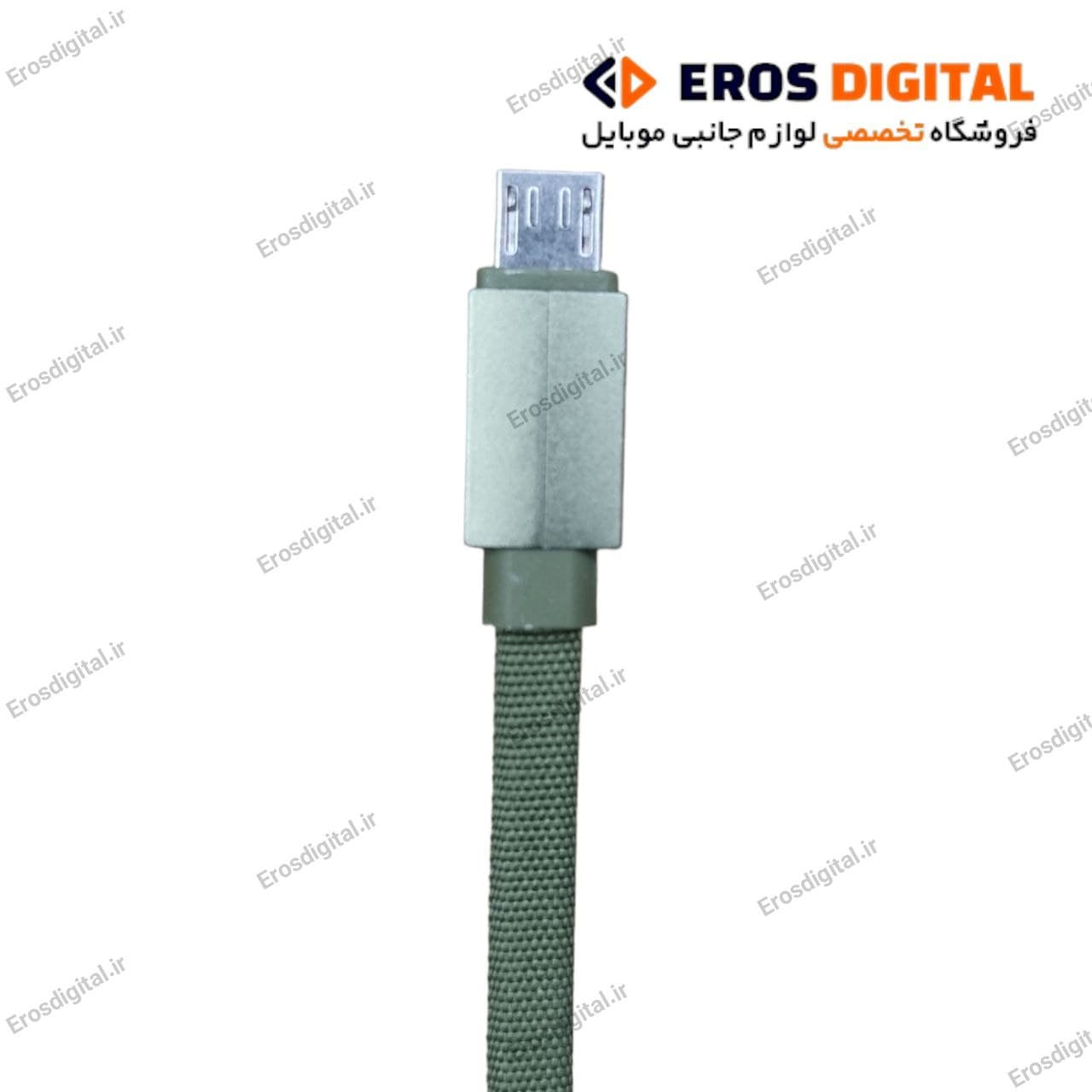 کابل شارژ پاور بانک میکرو یو اس بی Sentex فلت به طول 30CM