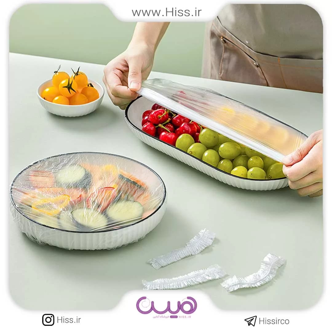 درپوش ظرف پلاستیکی – بسته 100 عددی
