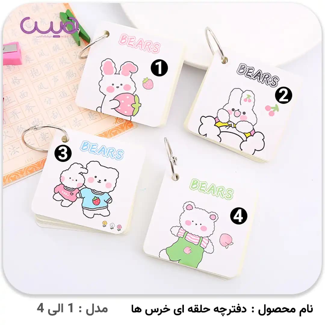 دفترچه حلقه ای خرس ها — تصویر ۲