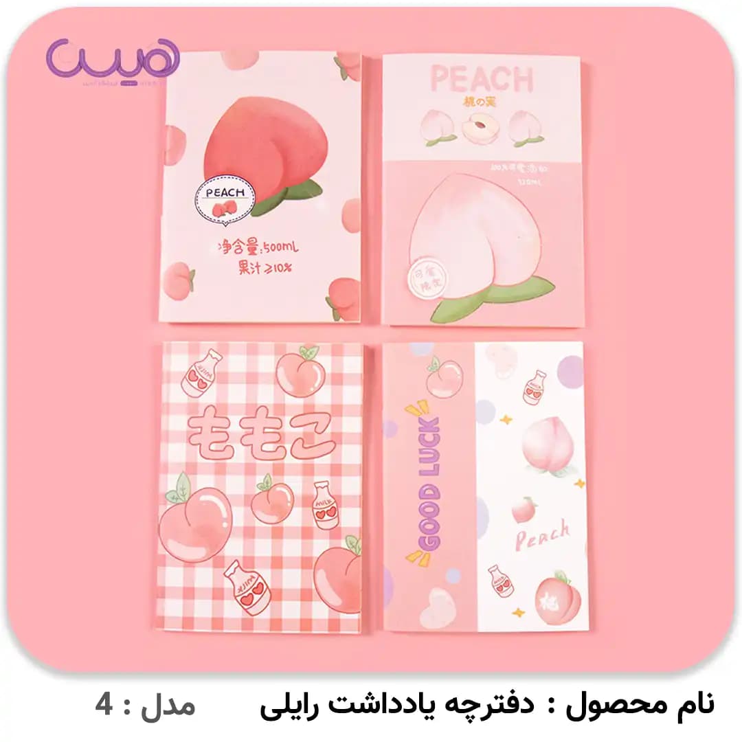 دفترچه یادداشت رایلی (بسته 10 عددی) — تصویر ۳