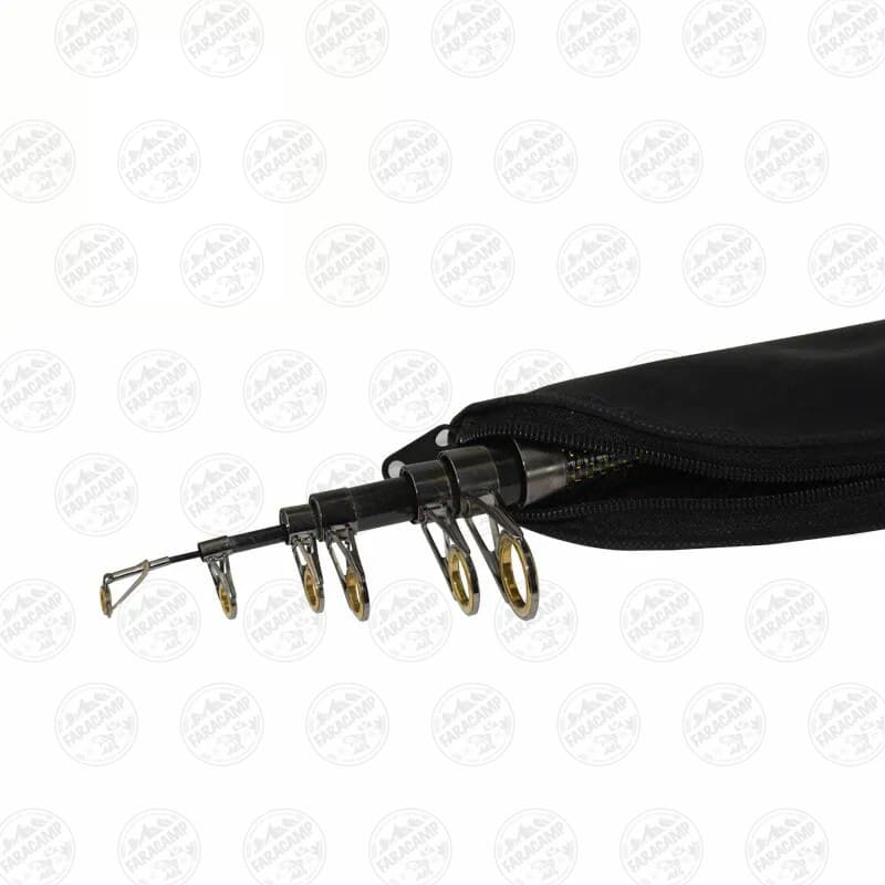 چوب ماهیگیری تلسکوپی میکانو کربن Fiercely طول ۲۷۰ سانتی متر اکشن ۸۰-۱۵۰ — تصویر ۶