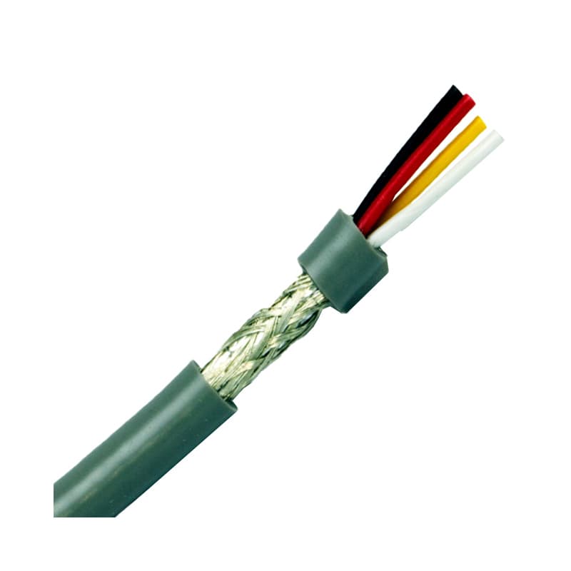 کابل شیلددار 4 در 0.75 کلاف صد متری رسانا کابل