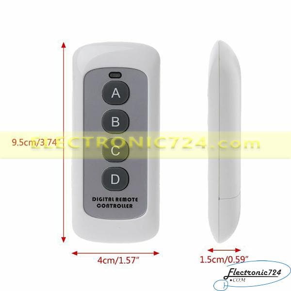 ریموت کنترل 4 کانال سفيد 315MHZ — تصویر ۴
