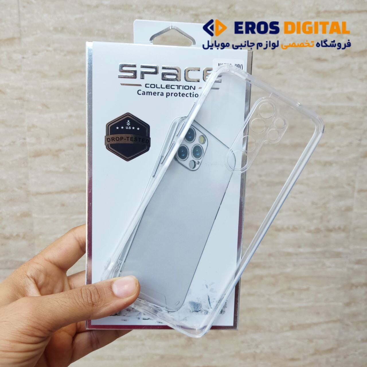قاب شفاف Redmi Note 8 Pro مدل Space Collection محافظ لنز دار