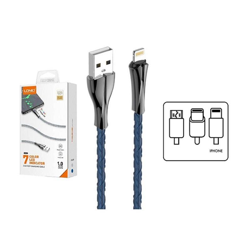 کابل آیفون الدینیو مدل LDNIO LS461 Lightning — تصویر ۳