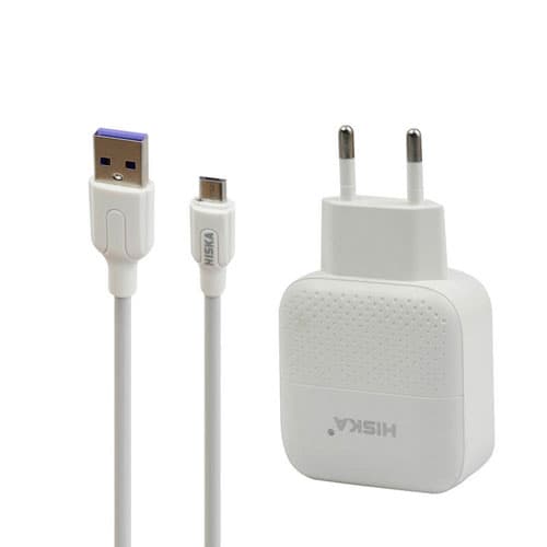 شارژر دیواری هیسکا مدل H-111q به همراه کابل USB-C — تصویر ۳