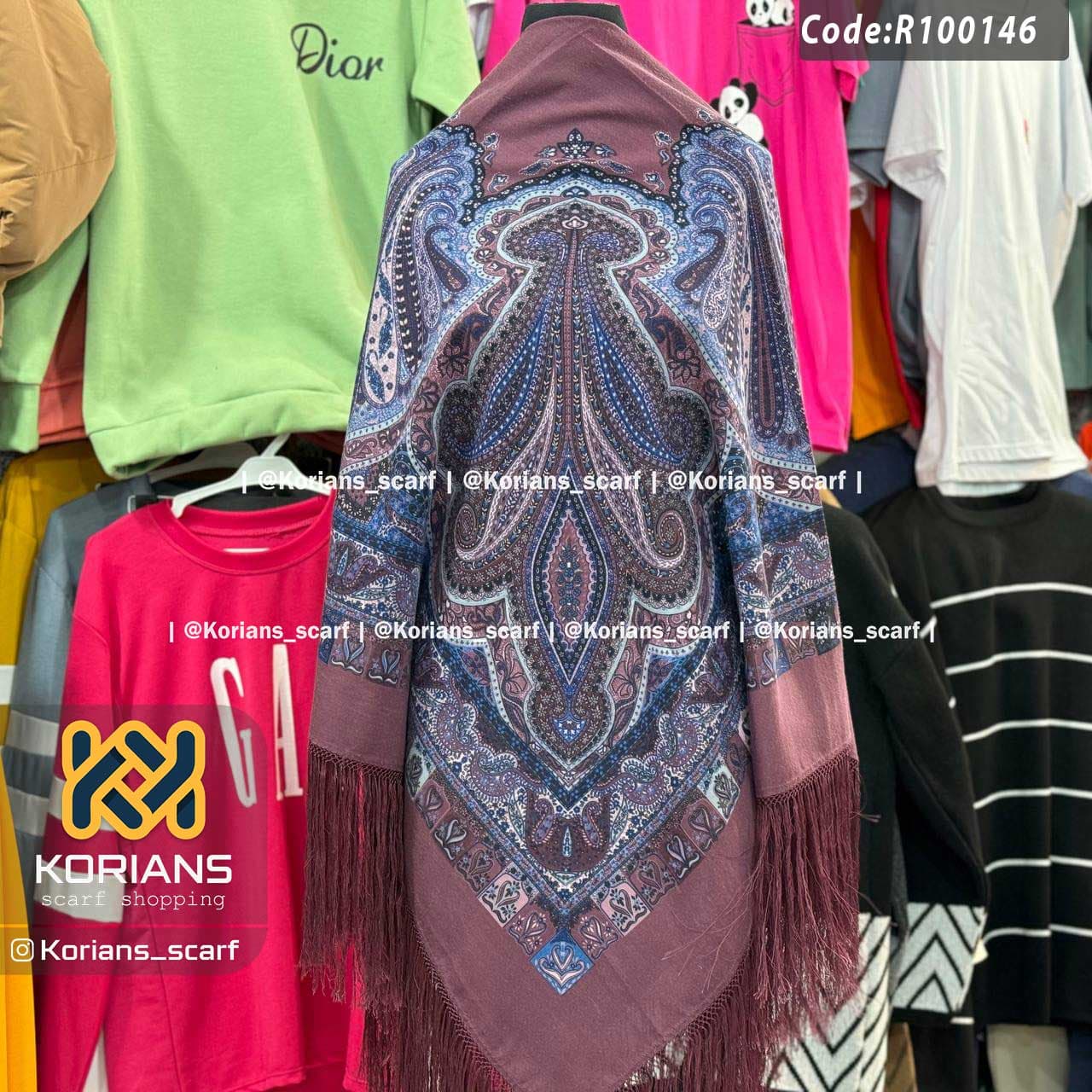 روسری ترک نخی کد r100146