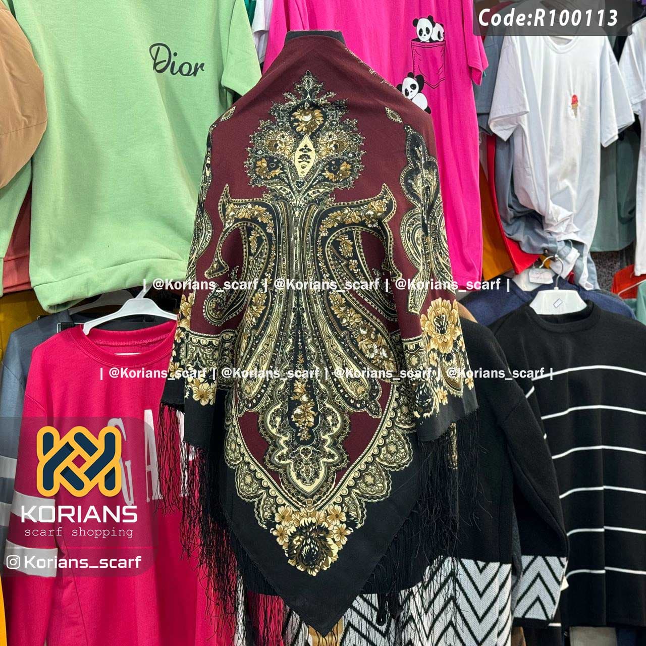 روسری ترک نخی کد R100117