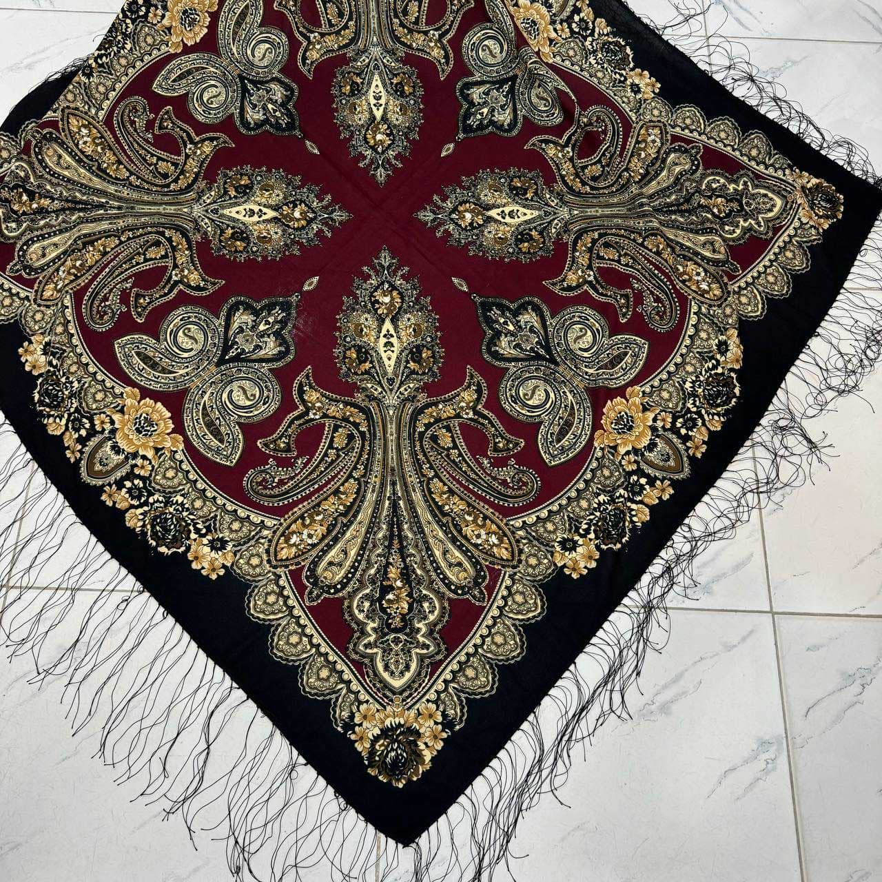روسری ترک نخی کد R100117 — تصویر ۲