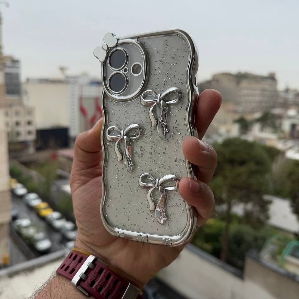 قاب پاپیون سه نقره ای (آیفون)