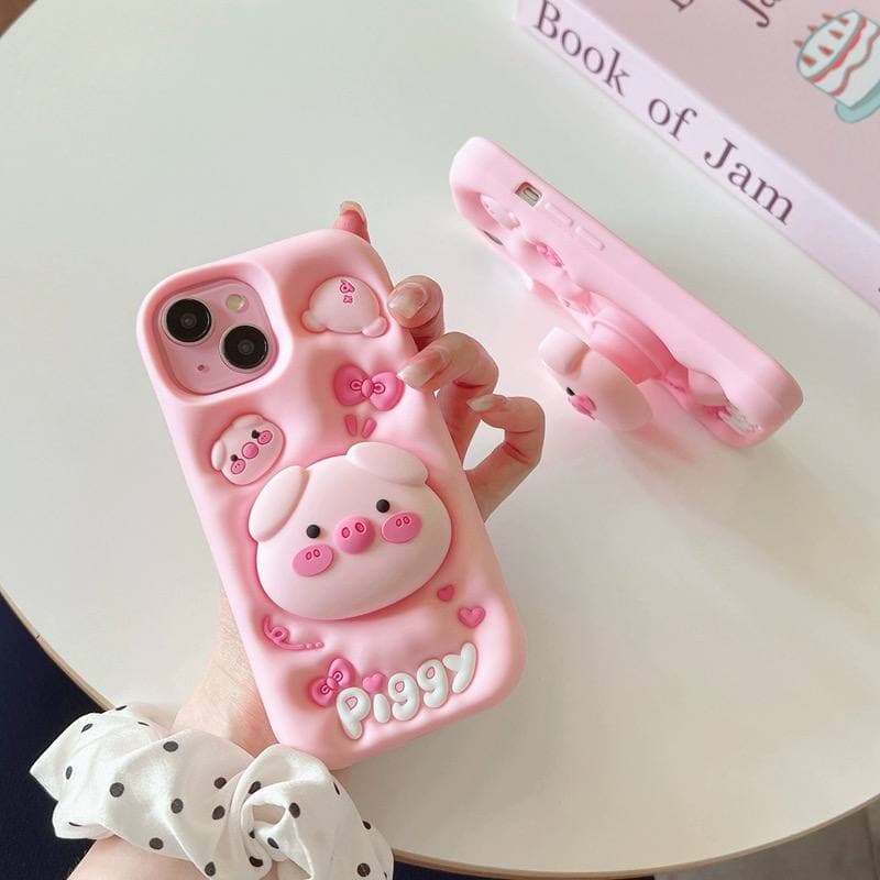 قاب piggy پاپ سوکتی (آیفون سامسونگ شیائومی) — تصویر ۲