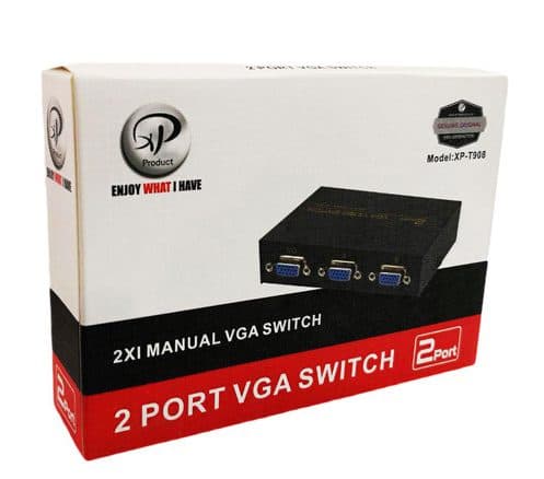 سوییچ 1 به 2 دستی VGA 2 PORT-XP-T908E — تصویر ۳