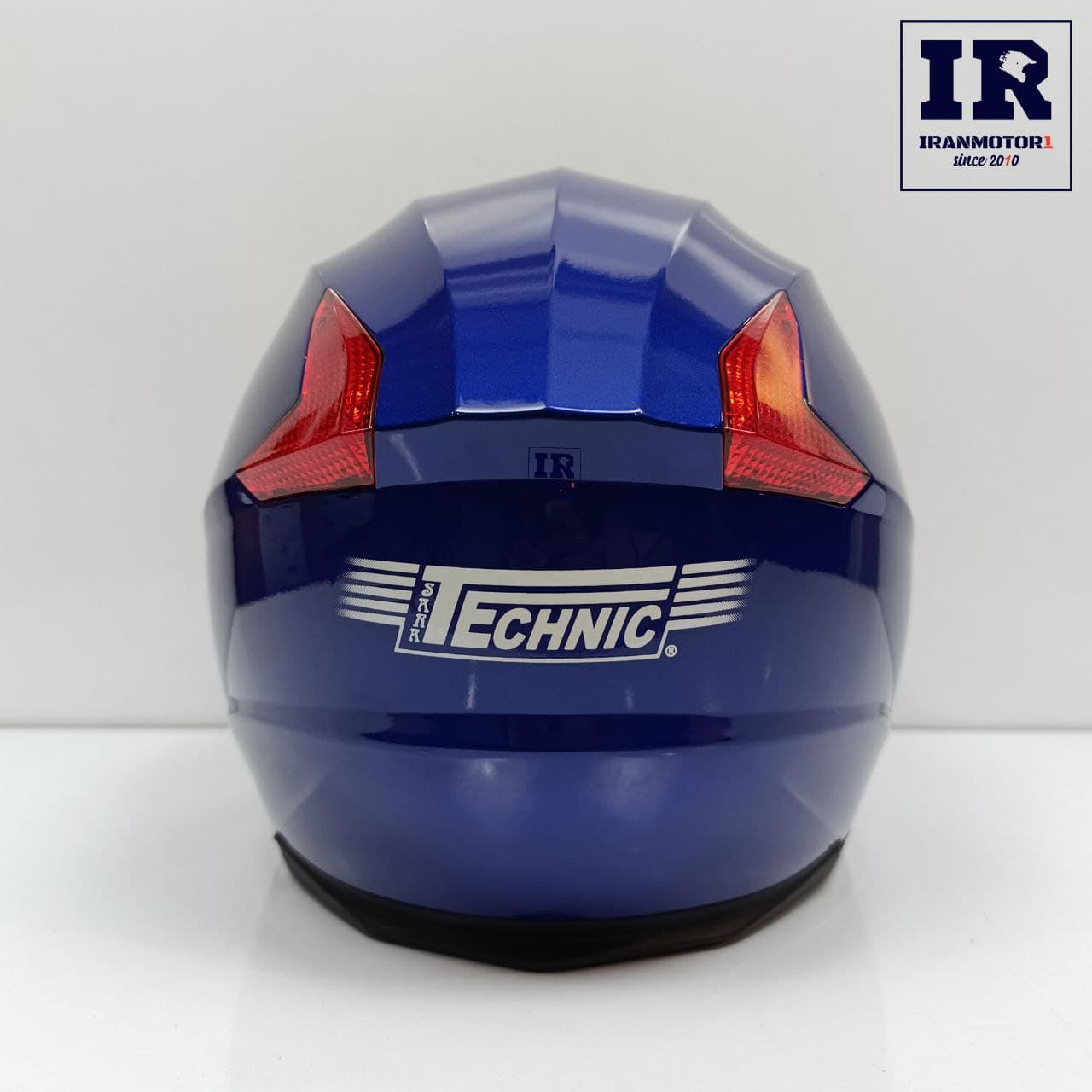 کلاه کاسکت بدون فک تکنیک Technic آبی کاربنی — تصویر ۳