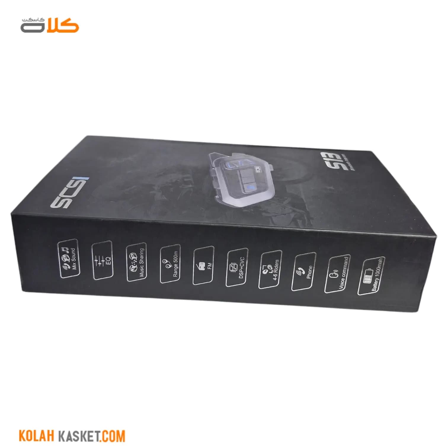 بلوتوث کلاه کاسکت S13 برند SCS با قابلیت اتصال درون شبکه — تصویر ۶