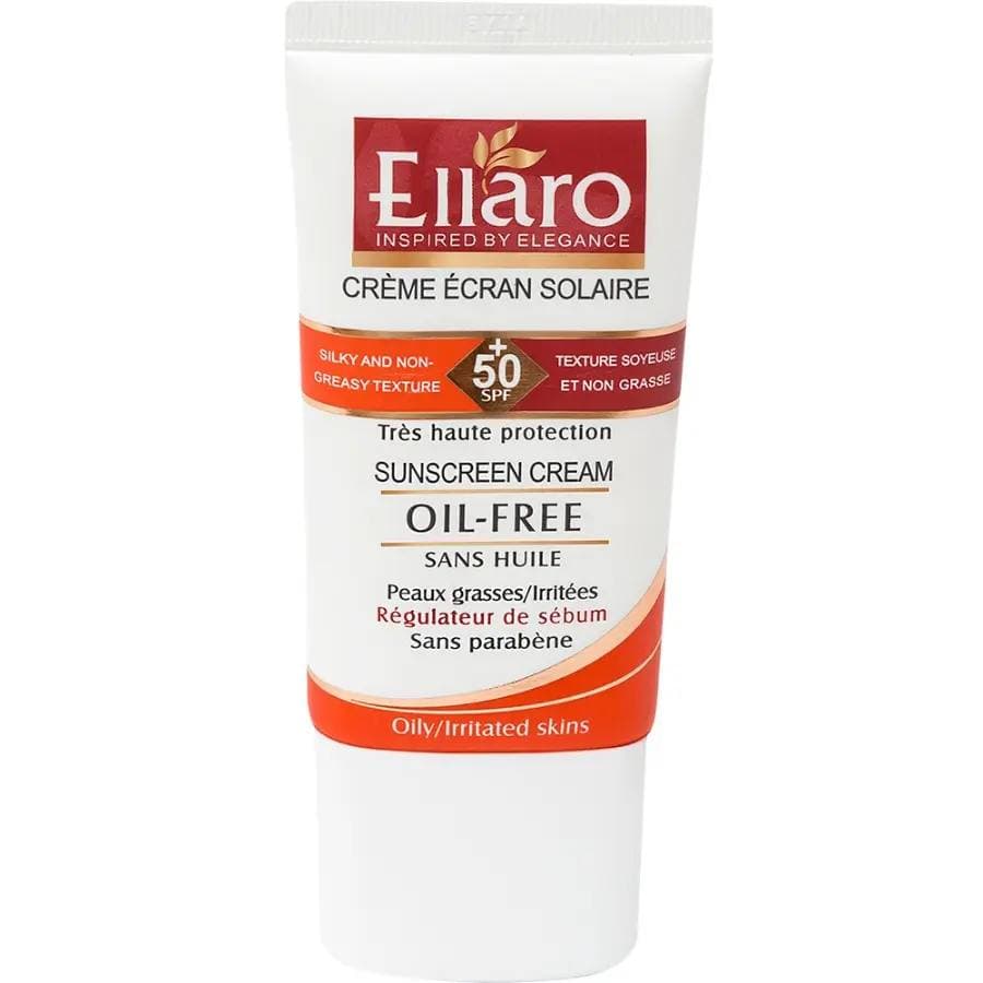 کرم ضد آفتاب بی رنگ پوست چرب SPF50 الارو