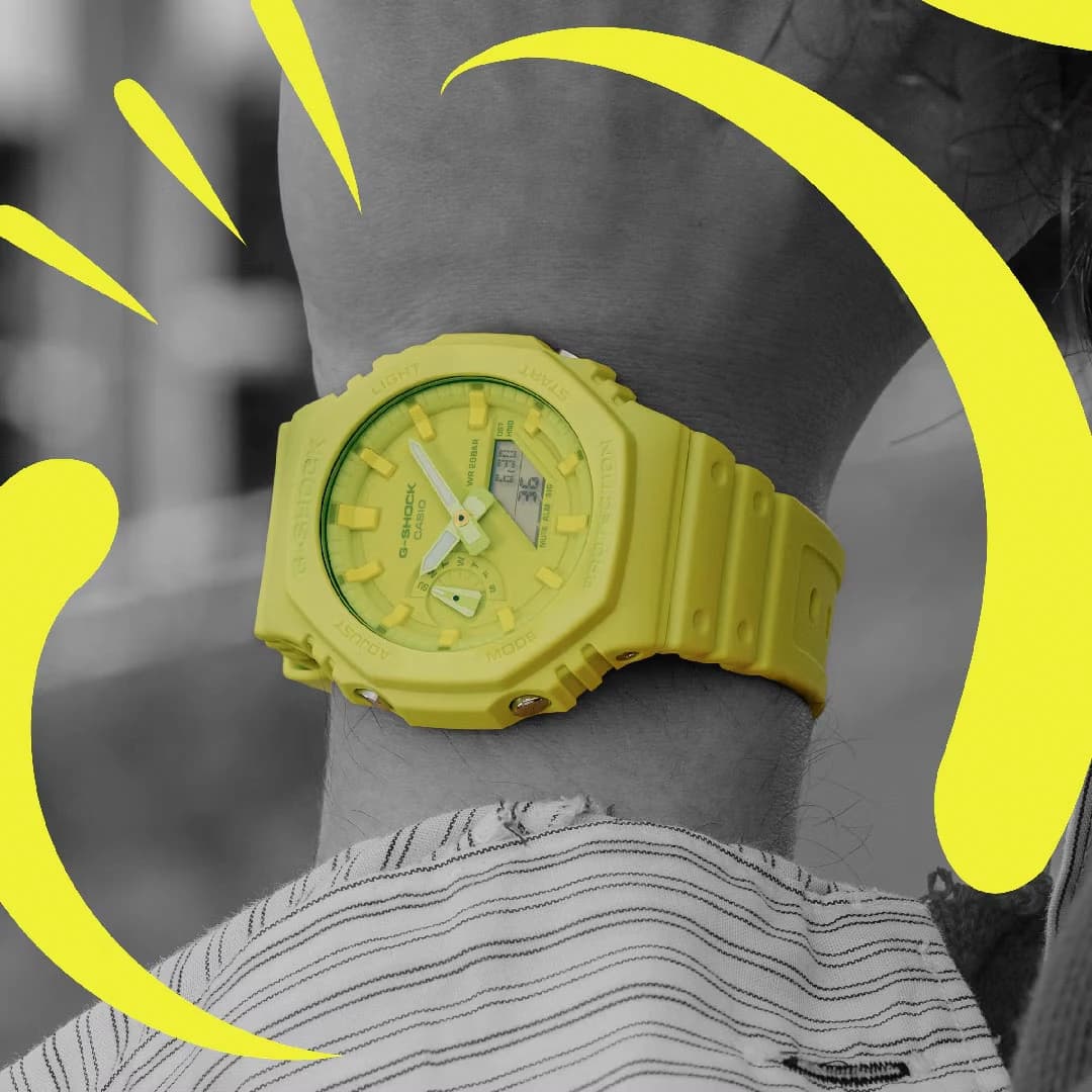 ساعت G-SHOCK مدل GA-2100-9A9 — تصویر ۴