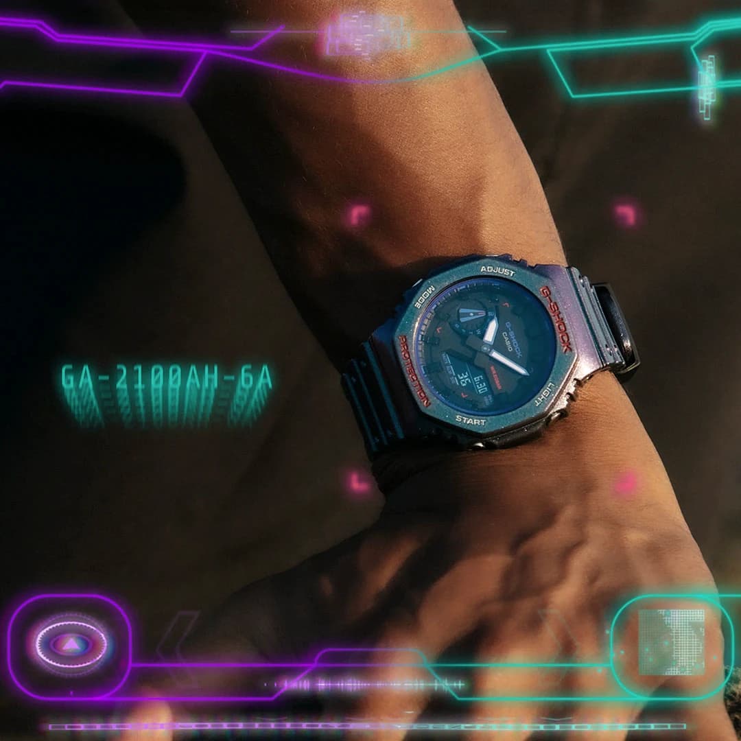 ساعت G-SHOCK مدل GA-2100AH-6A — تصویر ۳