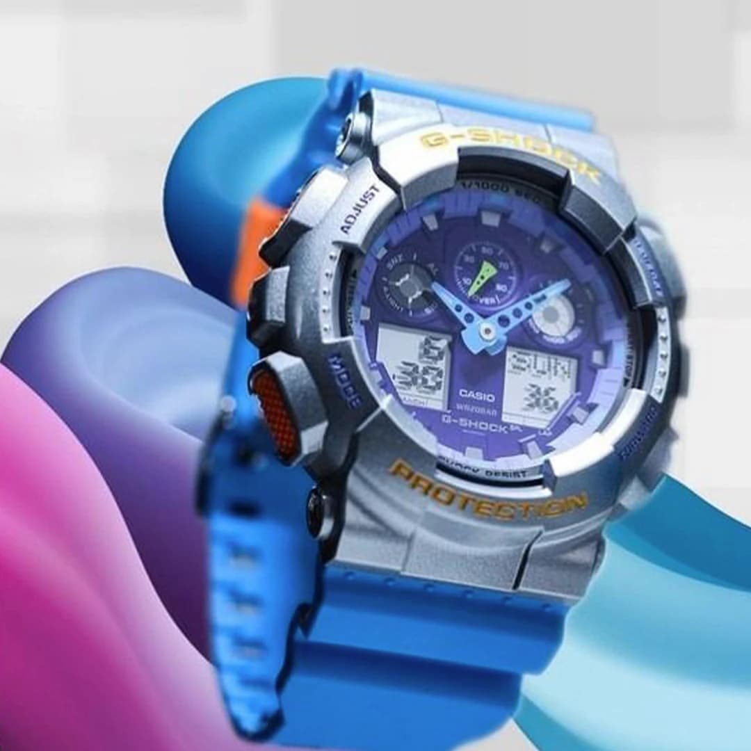 ساعت G-SHOCK مدل GA-100EU-8A2 — تصویر ۴