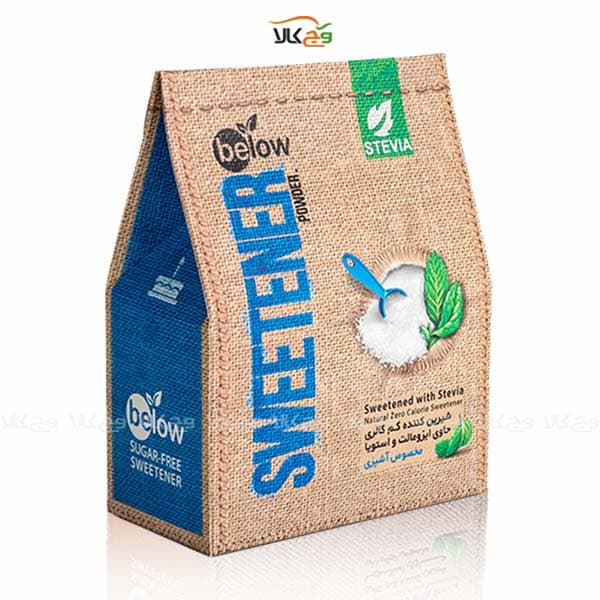 پودر شیرین کننده آشپزی رژیمی با استویا – بدون قند – دیابتی – 300 گرمی – بیلو