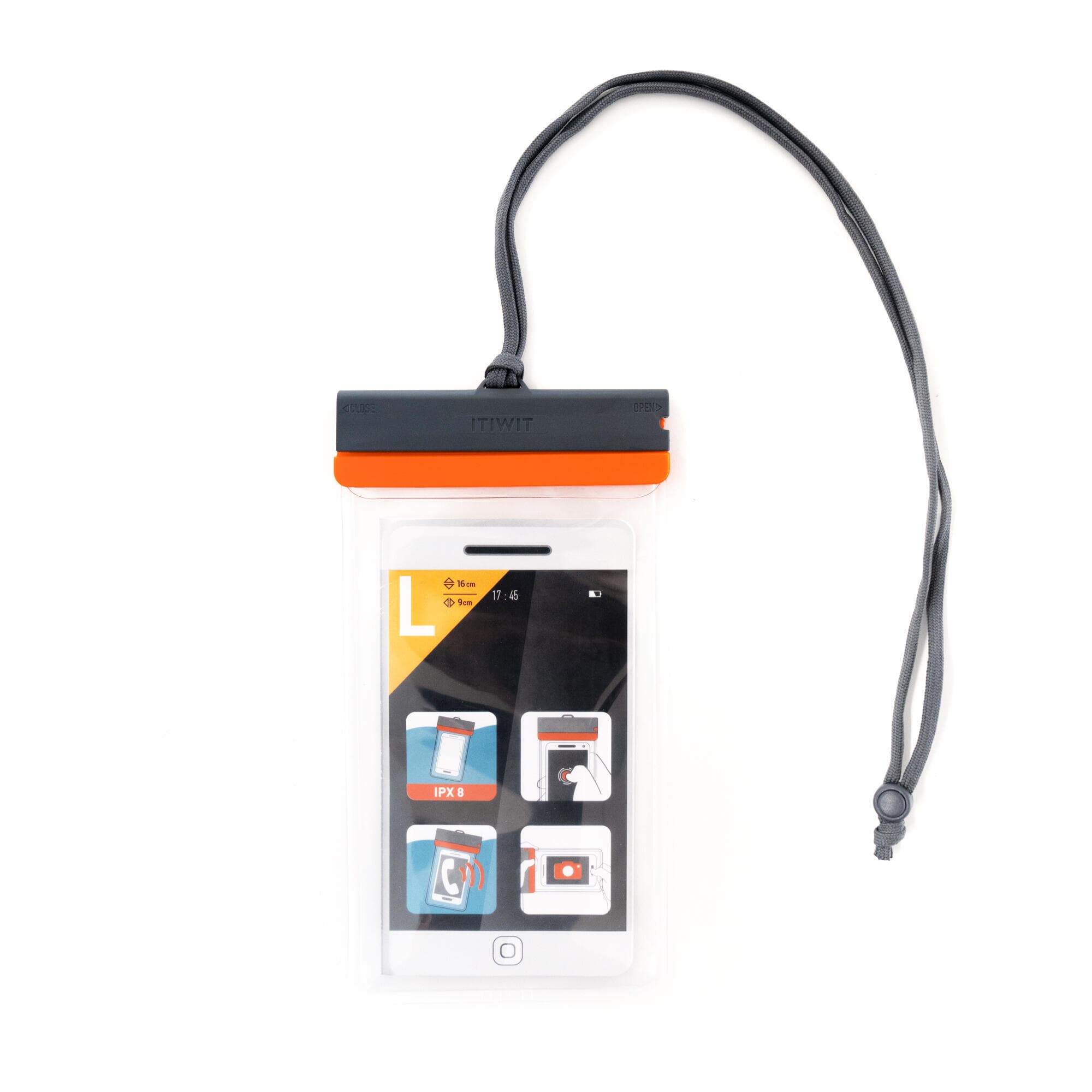 کاور ضد آب موبایل دکتلون Decathlon Itiwit Waterproof Phone Case IPX8 — تصویر ۳