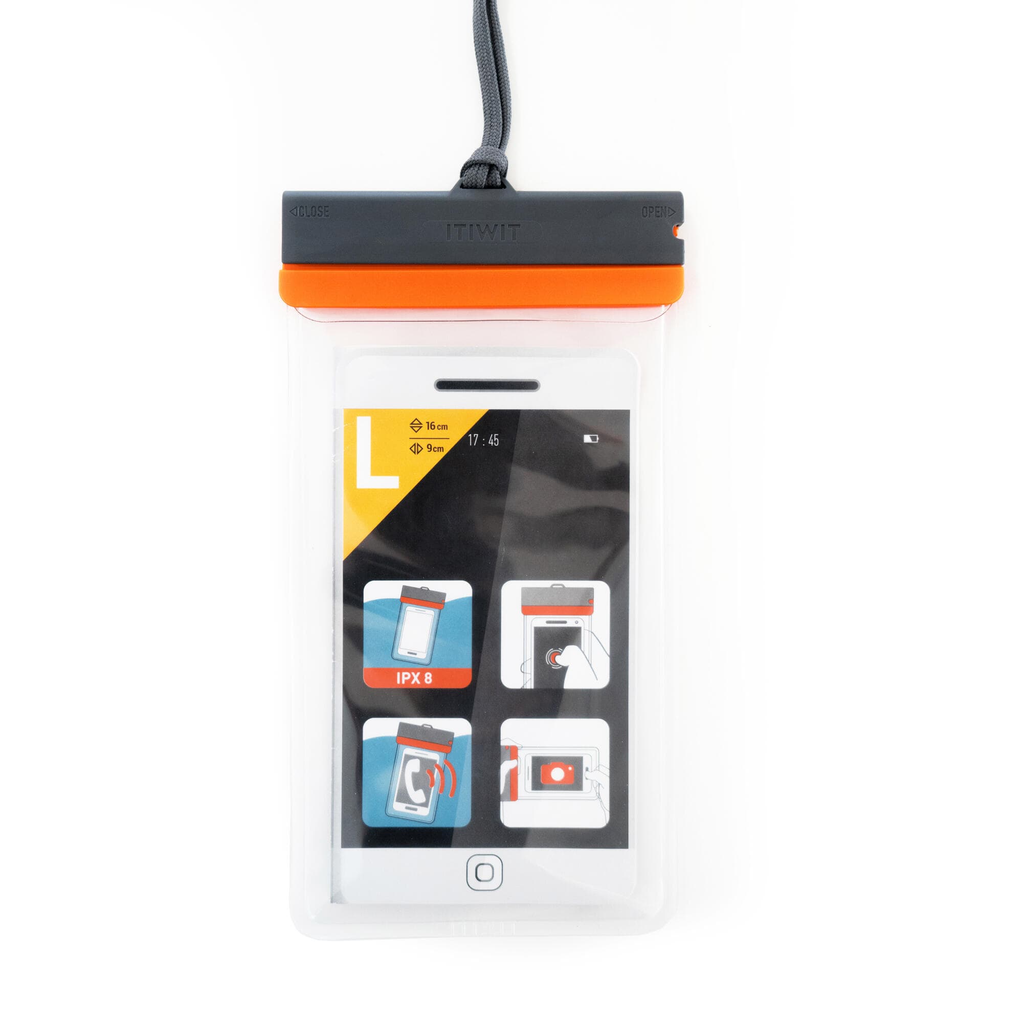 کاور ضد آب موبایل دکتلون Decathlon Itiwit Waterproof Phone Case IPX8