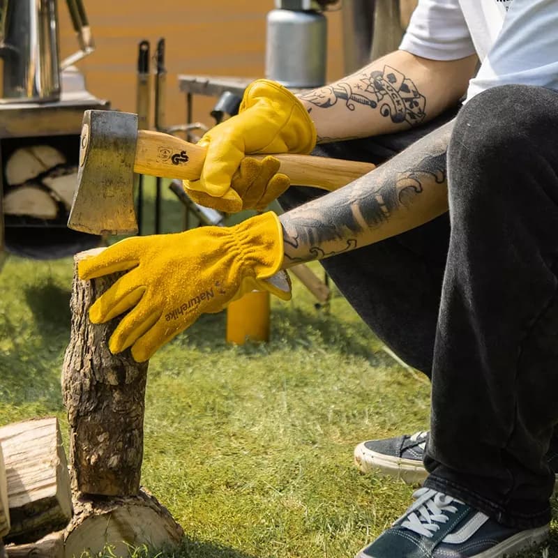 دستکش چرم نیچرهایک Naturehike work Gloves — تصویر ۵