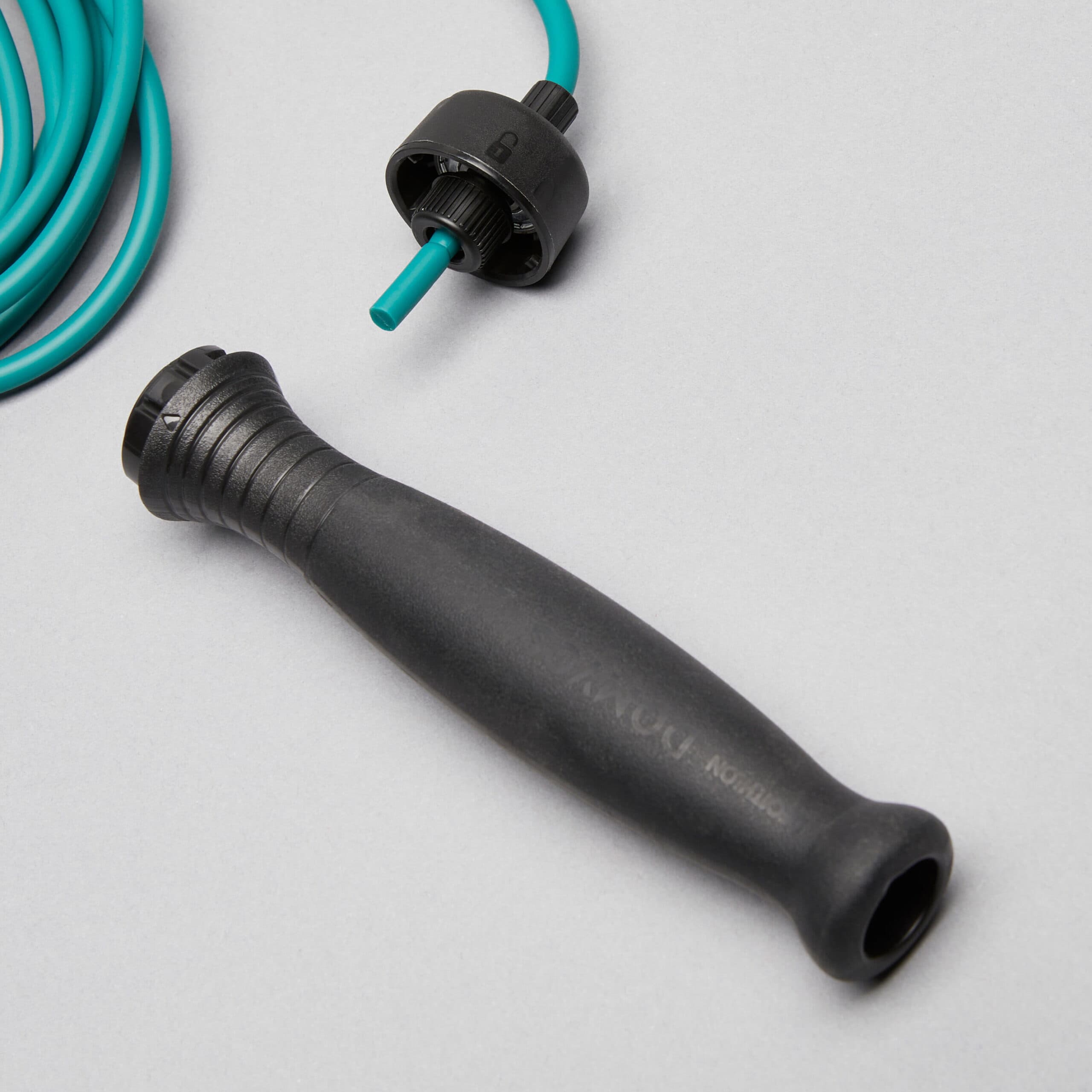 طناب ورزشی دمیوس – دکتلون Domyos Adjustable Rubber Jump Rope 500 – Green — تصویر ۳