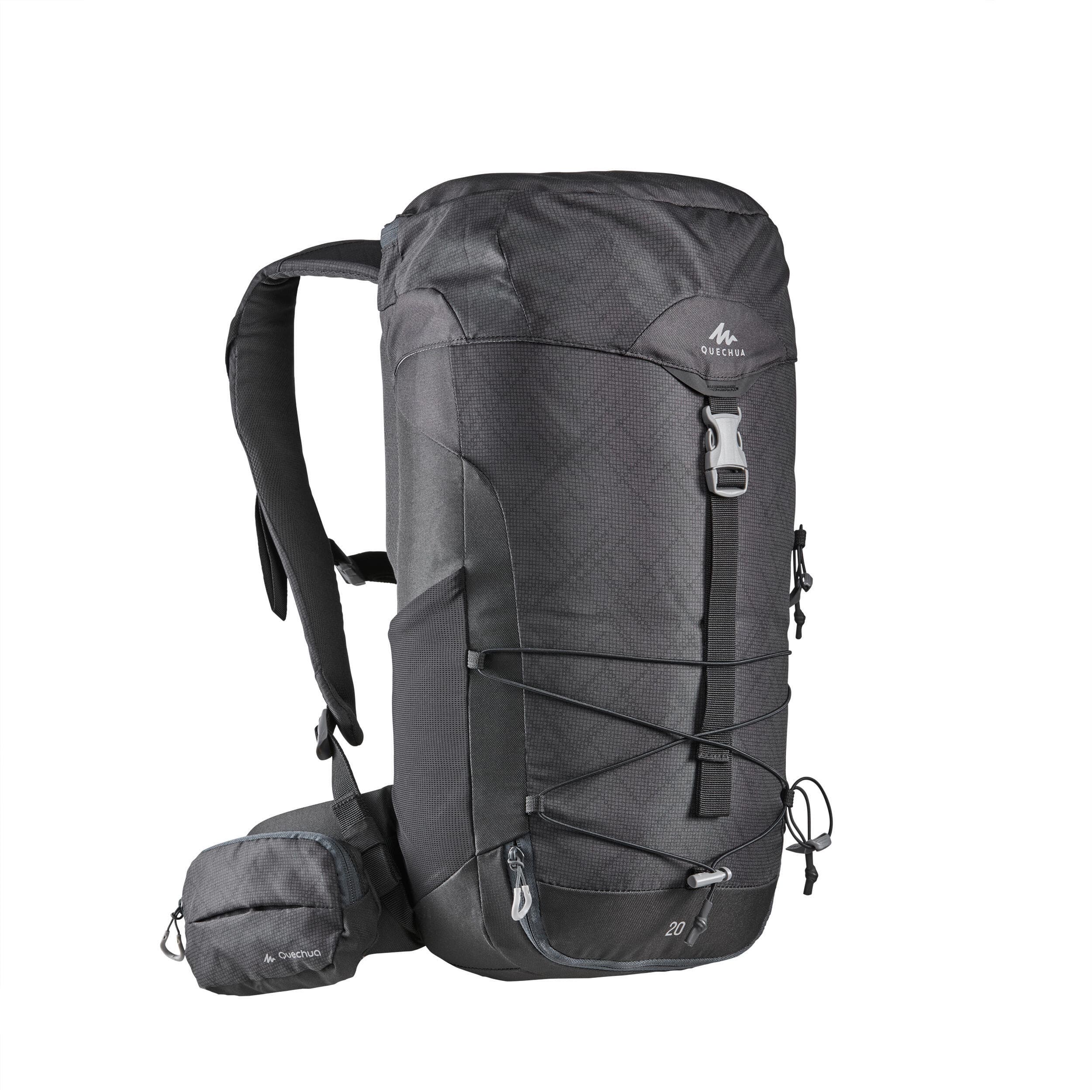 کوله پشتی کوهنوردی کچوا 20 لیتری Quechua Backpack – 20L – Dark Gray – MH100