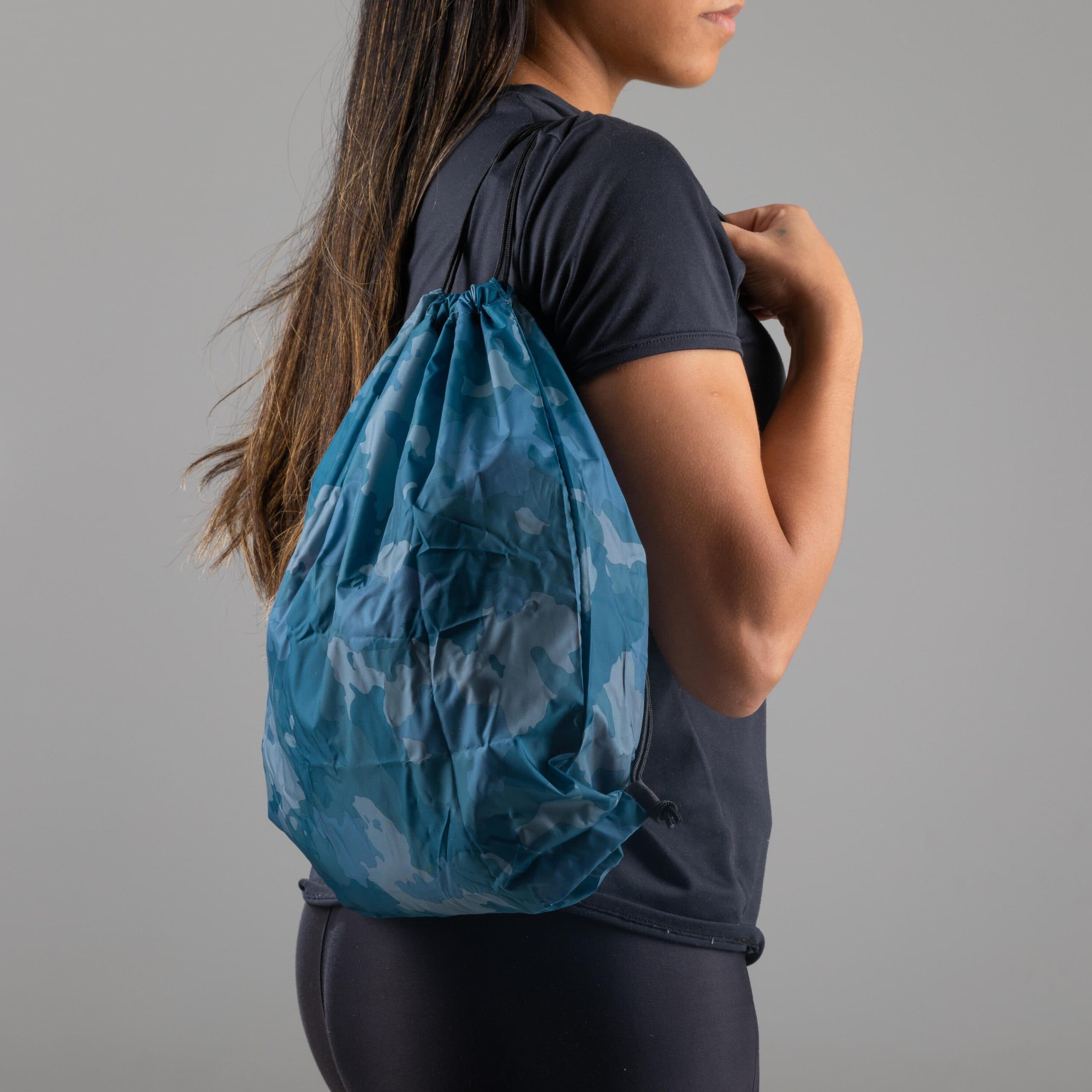 کیسه ورزشی و کفش دمیوس – دکتلون Domyos Foldable Patterned Blue Sneaker Bag – Fitness