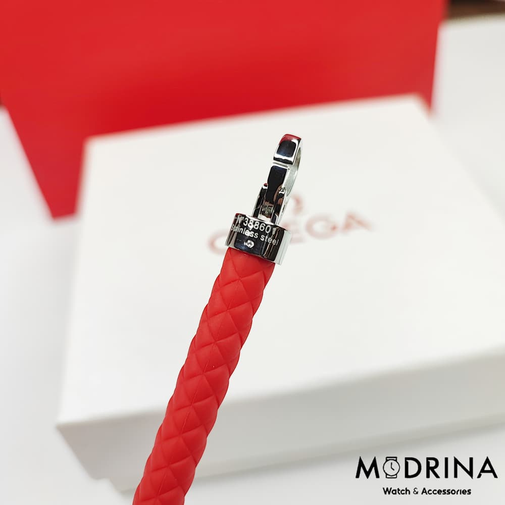 دستبند امگا رابر قرمز مستر OMEGA — تصویر ۲