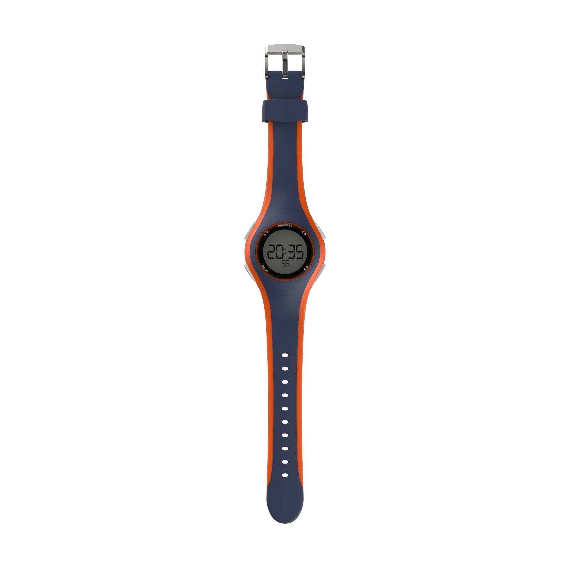 ساعت مچی کالنجی – دکتلون Kalenji Running Watch with Waterproof Stopwatch – Blue / Orange – W200 M — تصویر ۷