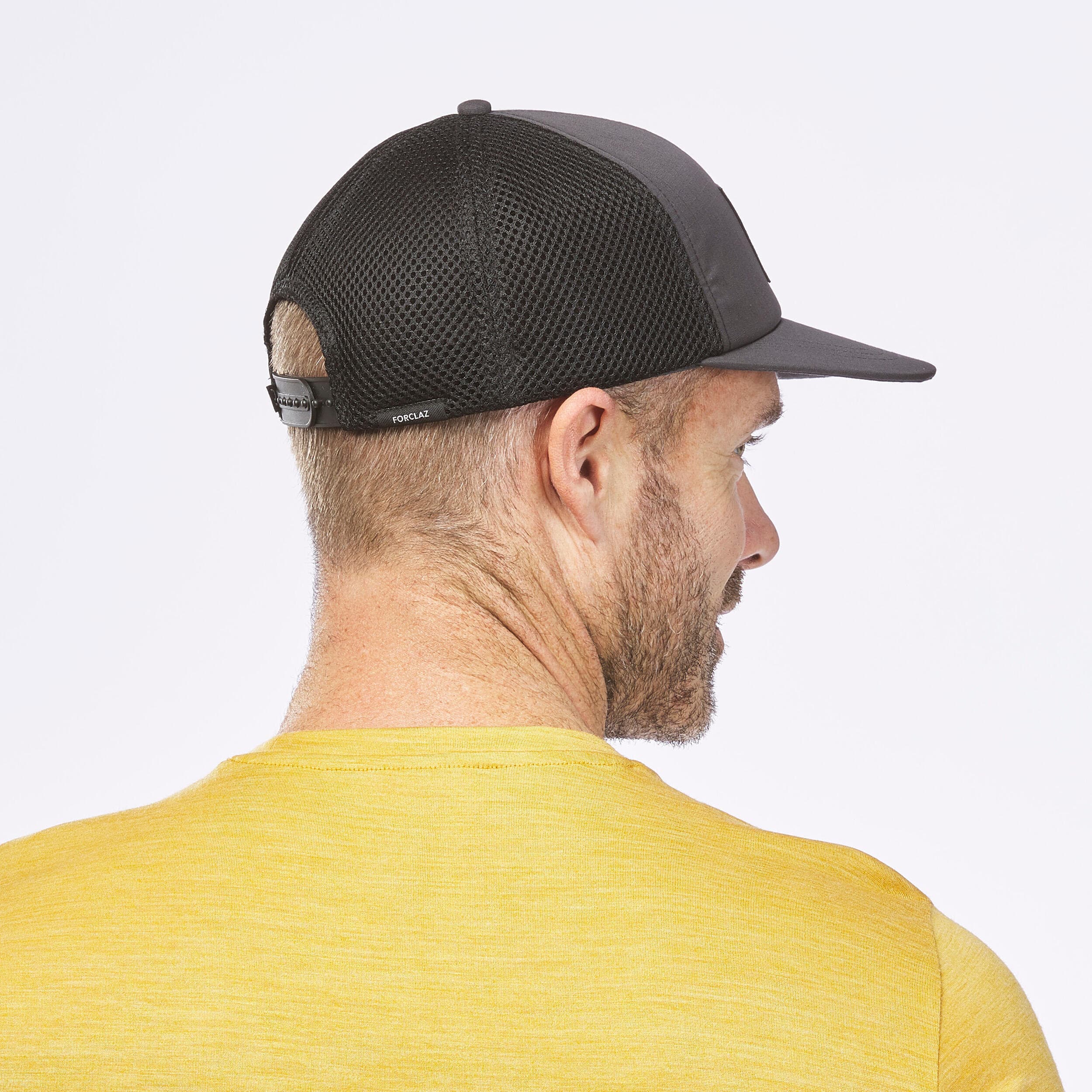 کلاه فورکلاز Deacthlon Forclaz Hat – Dark Gray – Travel 500 — تصویر ۳