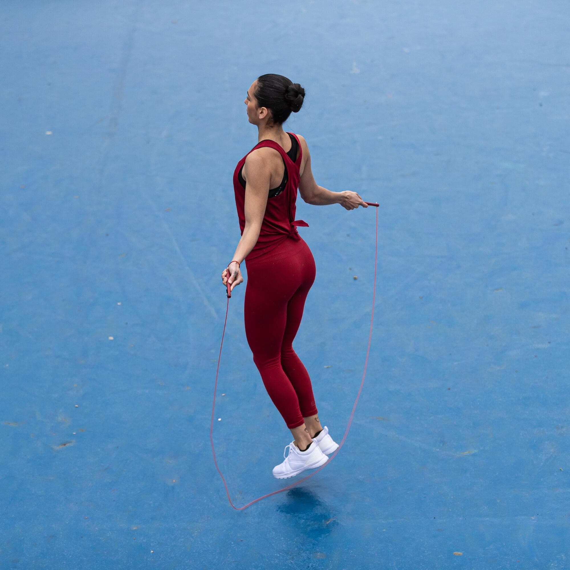طناب ورزشی دمیوس – دکتلون Domyos Adjustable Steel Jump Rope – Green — تصویر ۶