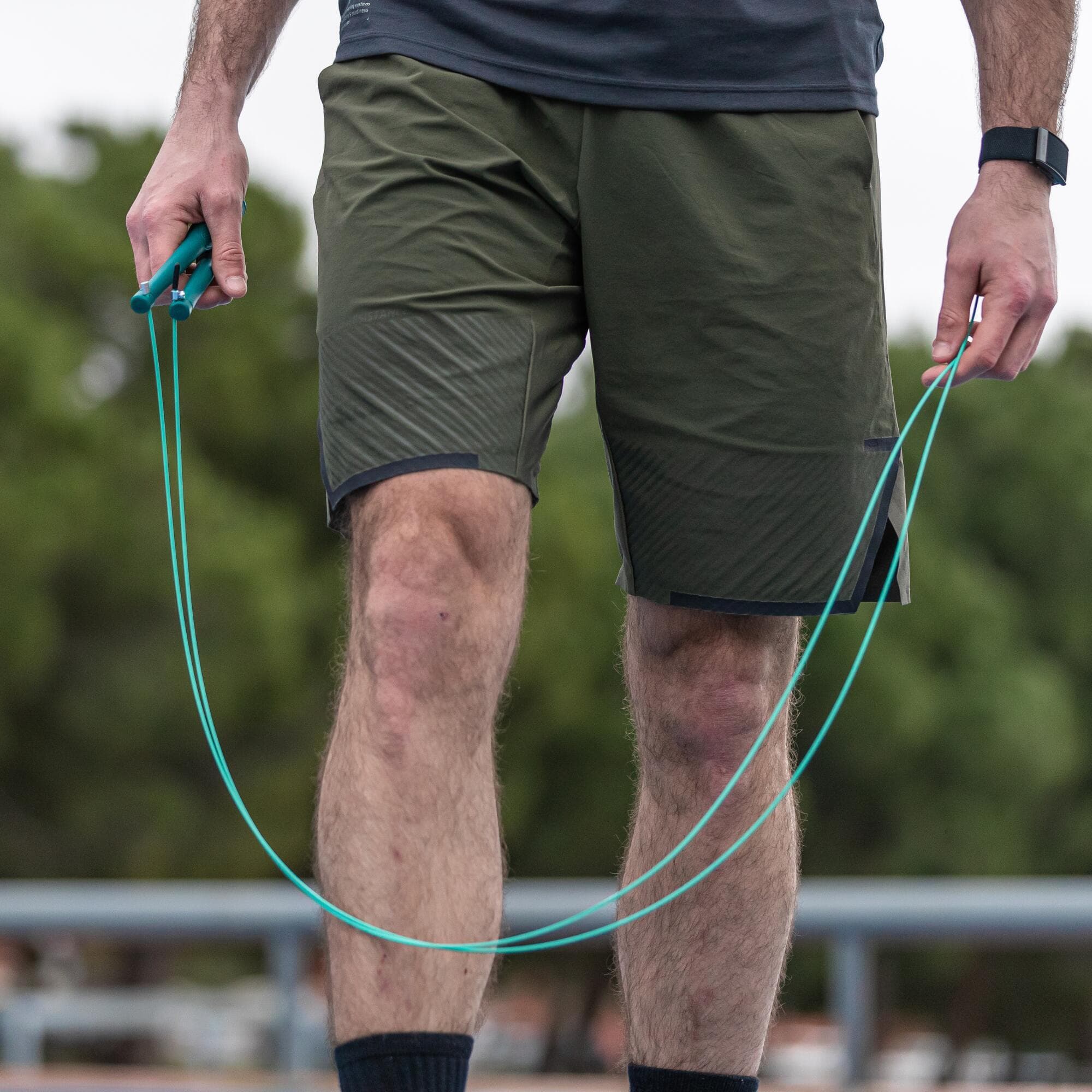 طناب ورزشی دمیوس – دکتلون Domyos Adjustable Steel Jump Rope – Green — تصویر ۷