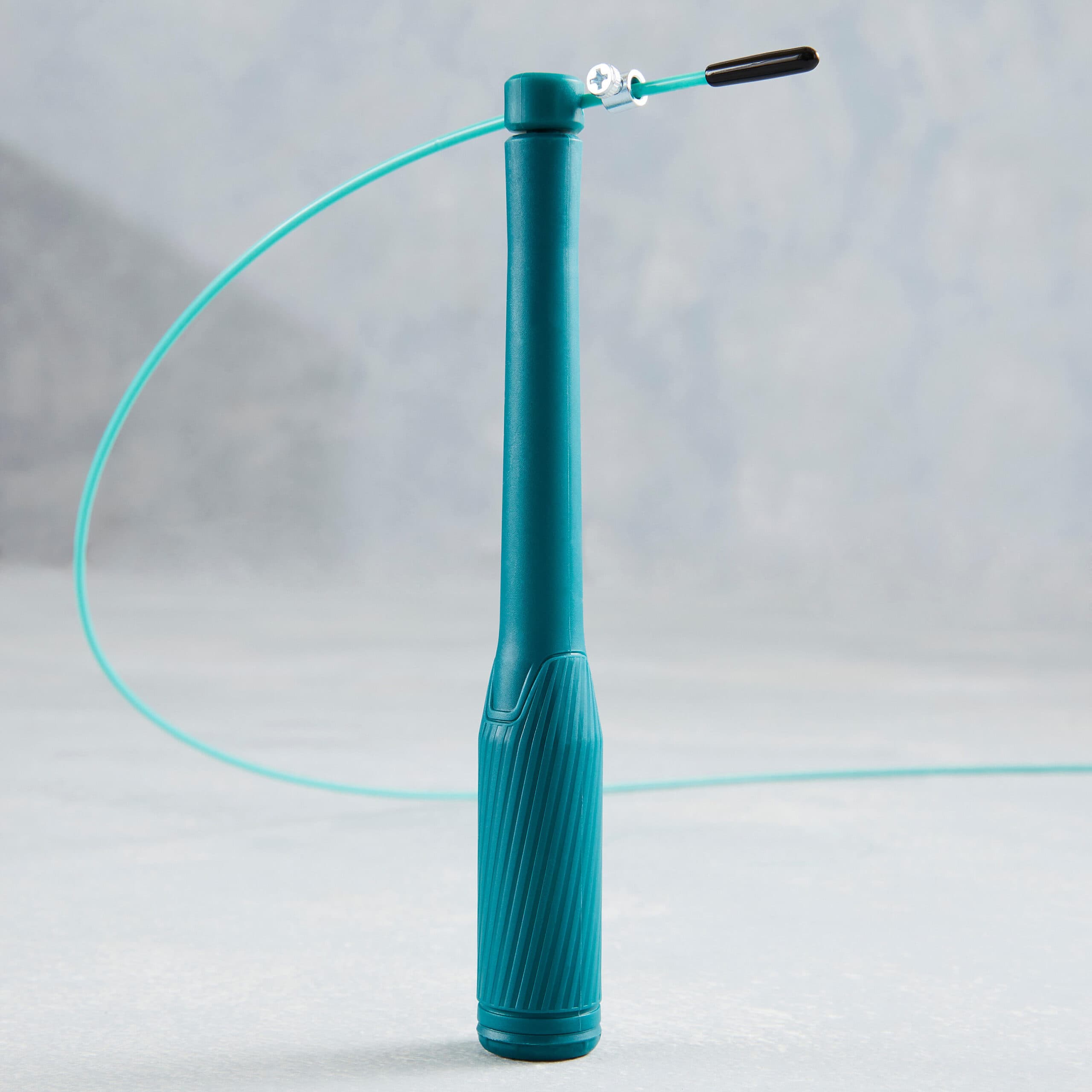 طناب ورزشی دمیوس – دکتلون Domyos Adjustable Steel Jump Rope – Green — تصویر ۵