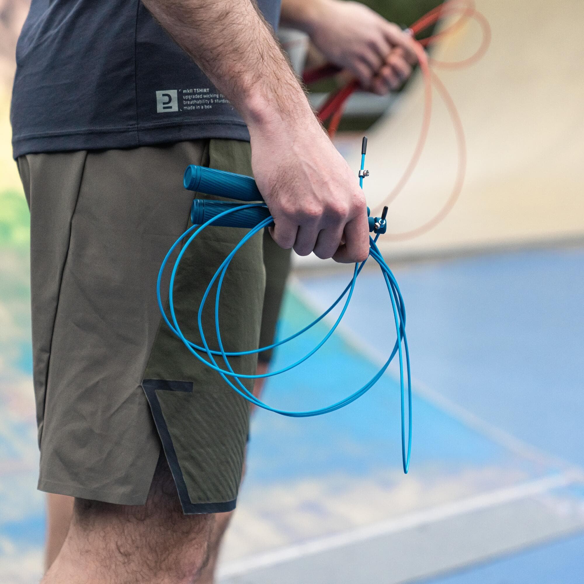 طناب ورزشی دمیوس – دکتلون Domyos Adjustable Steel Jump Rope – Green — تصویر ۸