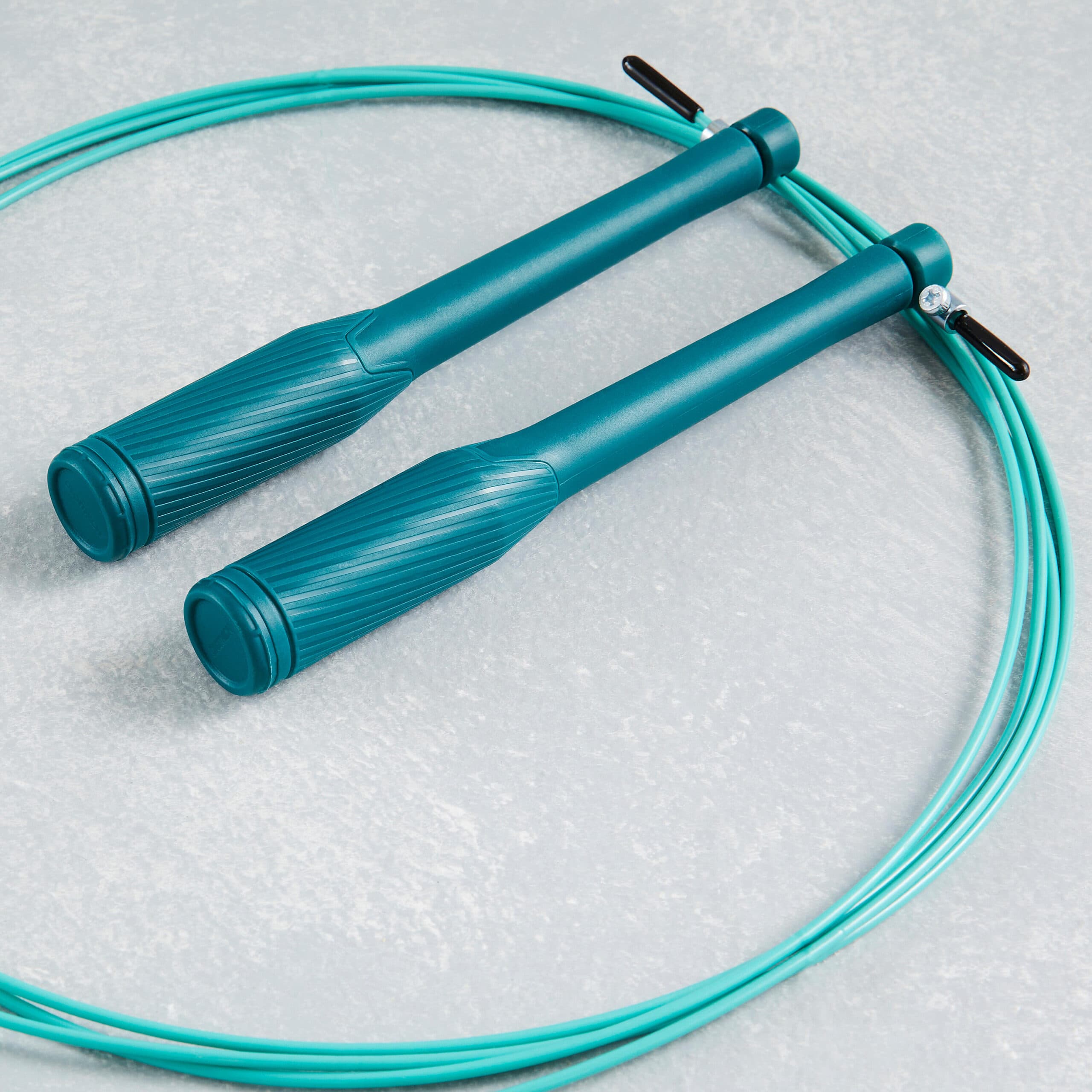 طناب ورزشی دمیوس – دکتلون Domyos Adjustable Steel Jump Rope – Green — تصویر ۳
