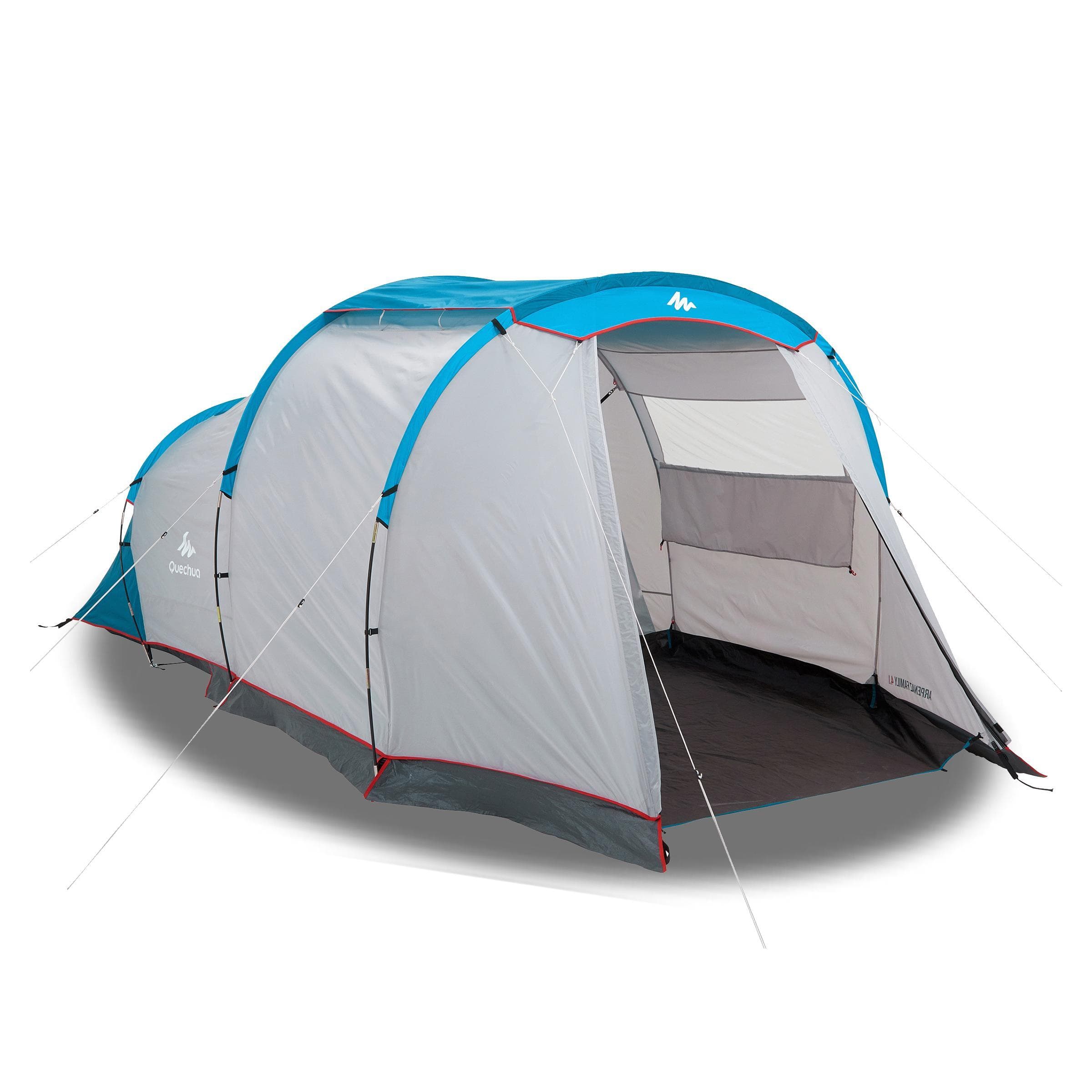 چادر کچوا 4.1 کمپینگ – آرپناز Quechua 4 Person Camping Tent – 1 Room – Arpenaz 4.1 – White blue — تصویر ۵