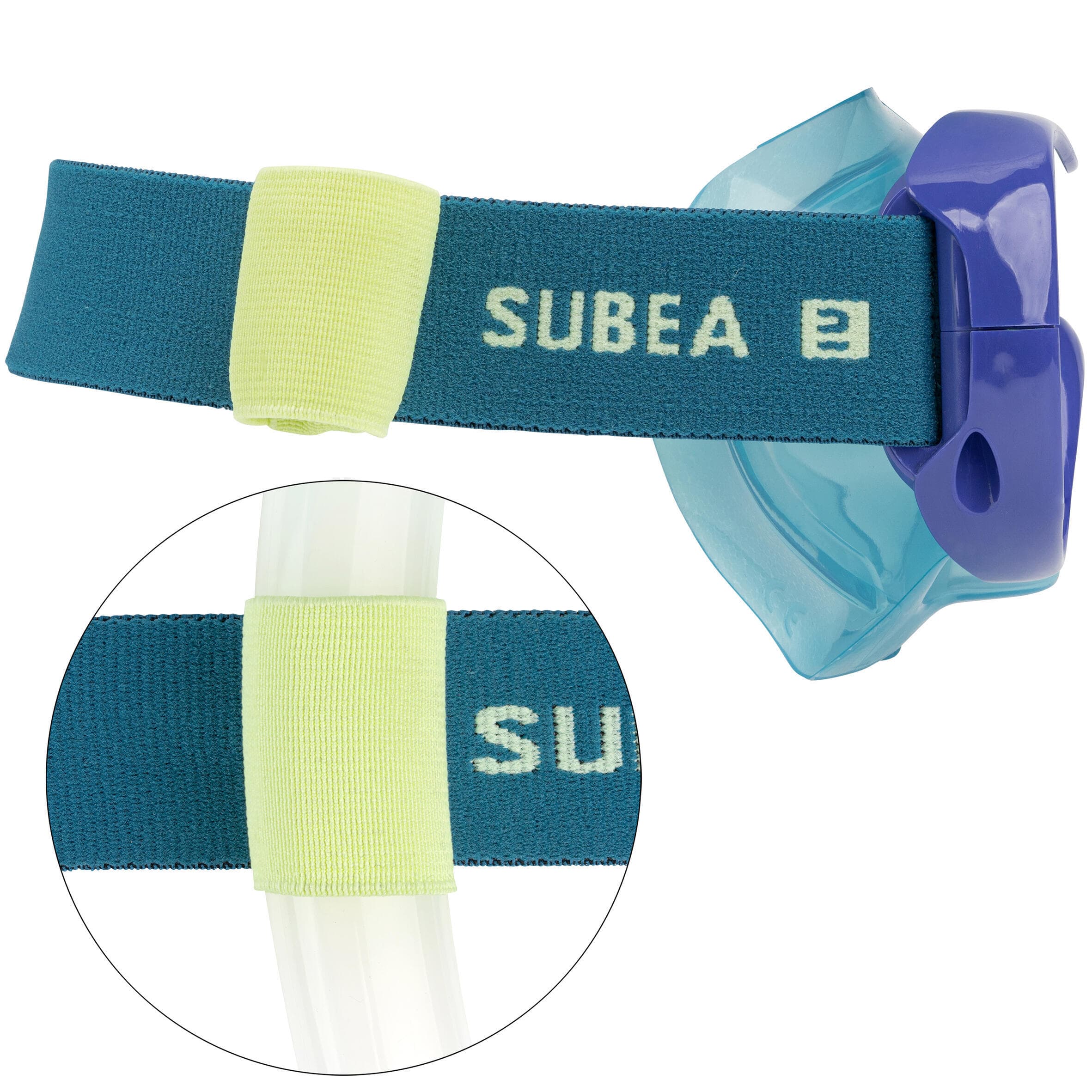 ماسک غواصی کودکانه سوبا – دکتلون (سوبِآ) Subea Children’s Diving Mask – Blue – 100 Confort – XS — تصویر ۲