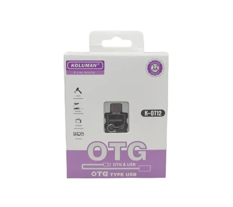 مبدل OTG type-c کلومن مدل K-OT12 — تصویر ۲