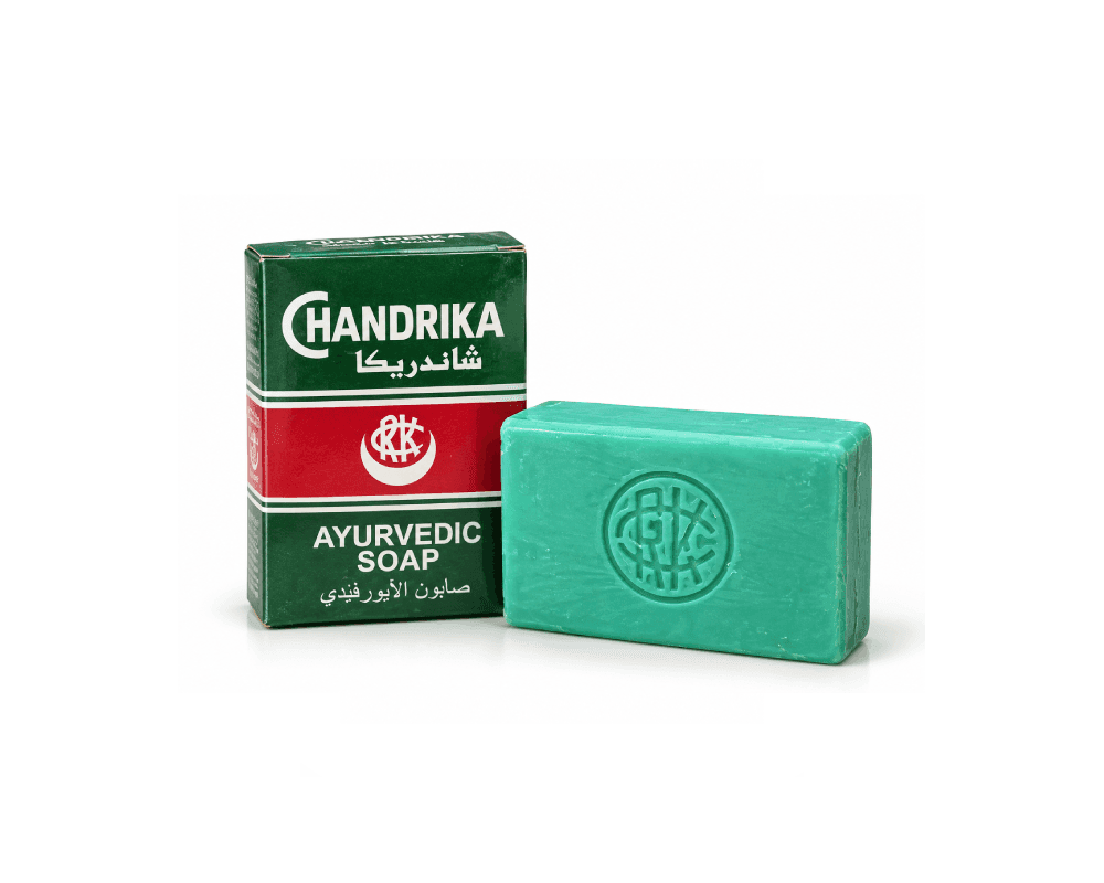 صابون آیورودیک چاندریکا Chandrika مدل Ayurvedic Soap | صابون گیاهی آیورودیک Ayurvedic Herbal Soap ساخت پاکستان