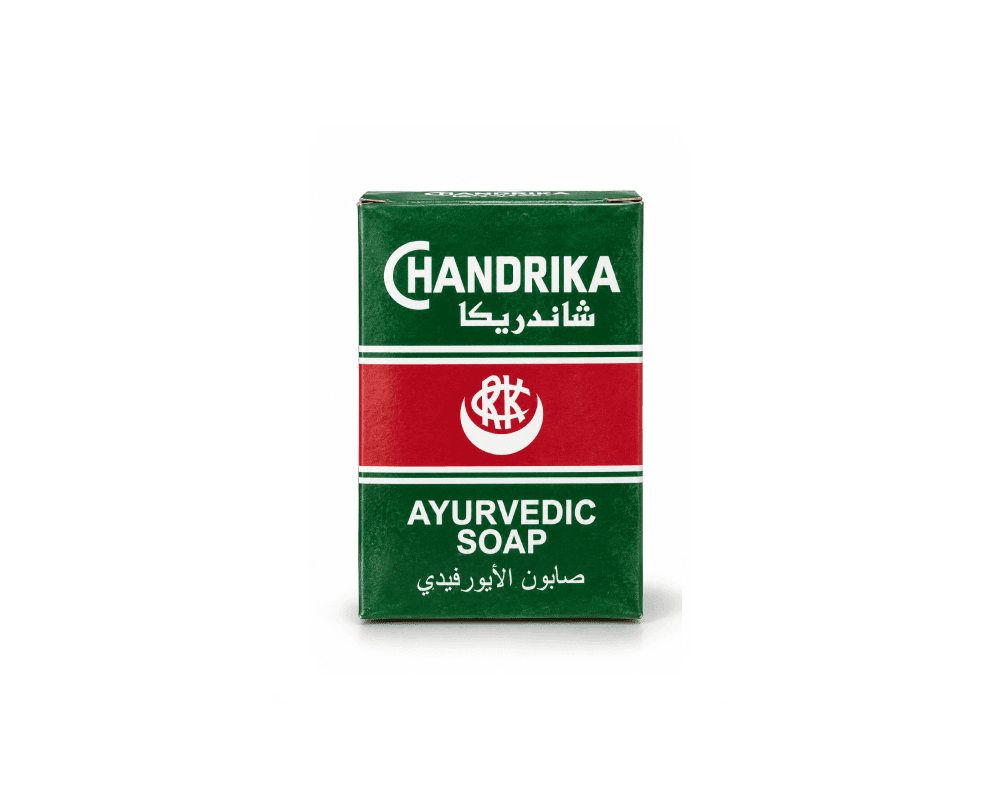 صابون آیورودیک چاندریکا Chandrika مدل Ayurvedic Soap | صابون گیاهی آیورودیک Ayurvedic Herbal Soap ساخت پاکستان — تصویر ۲