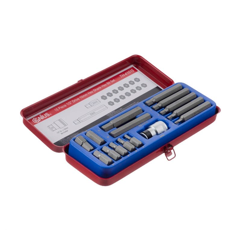 جعبه بیت 15 پارچه آلنی شش گوش مدل Genius TH-41015 جنیوس تایوان