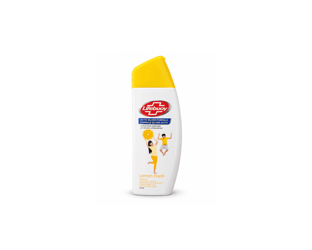 شامپو بدن آنتی‌ باکتریال لایف‌ بوی Lifebuoy مدل Lemon Fresh با رایحه لیمو حجم 300 میلی‌ لیتر