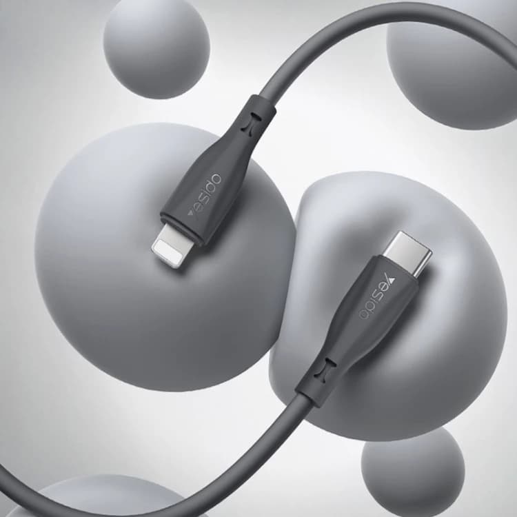 کابل تبدیل usb-C به لایتنینگ یسیدو مدل CA151 طول 1 متر — تصویر ۷