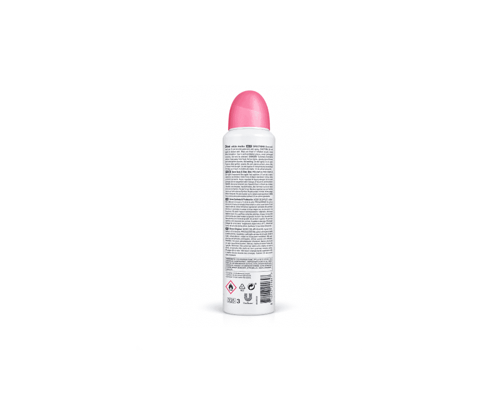اسپری ضدتعریق داو Dove مدل Invisible Care رایحه فلورال تاچ Floral Touch | محافظت ۴۸ ساعته 48H، بدون الکل 0% Alcohol و ضدلک روی لباس Invisible Protection — تصویر ۲
